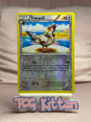 Tranquill - 79/108 Reverse Holo XY - Roaring Skies MP Pokémon TCGKITTEN