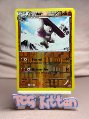 Gurdurr - 66/146 Uncommon Reverse Holo XY Base Set MP Pokémon TCGKITTEN