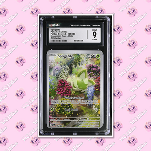 *ERROR CARD* CGC 9 Sprigatito 196/193 Paldea Evolved *OFF-CENTER*  TCGKITTEN