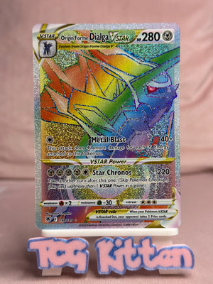 Origin Forme Dialga V STAR 198/189 Astral Radiance Secret Rainbow Rare TCGKITTEN