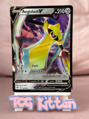 Aegislash V 126/185 Ultra Rare Vivid Voltage TCGKITTEN