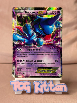 Toxicroak EX 41/106 XY Flashfire HP Holofoil TCGKITTEN