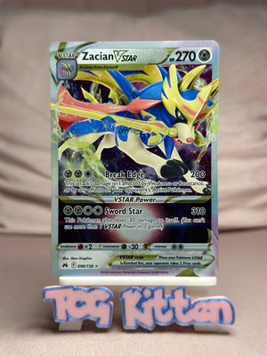 Zacian VSTAR - 096/159 Ultra Rare Holo SWSH: Crown Zenith NM Pokémon TCGKITTEN