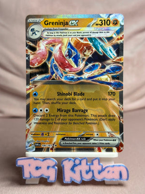 Greninja ex 106/167 Double Rare Holo Twilight Masquerade - Pokémon - TCGKITTEN