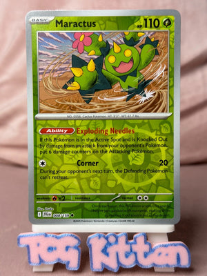 Maractus 008/159 Reverse Holo Rare Journey Together TCGKITTEN