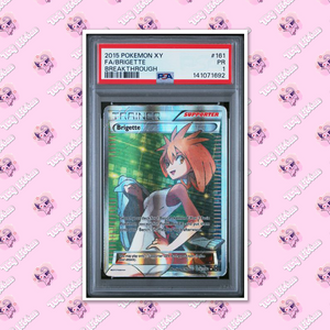 PSA 1 Brigette 161/162 Rare Ultra BREAKthrough XY *POP 5* TCGKITTEN