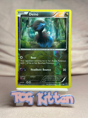 Deino - 84/114 Reverse Holo XY - Steam Siege MP Pokémon TCGKITTEN