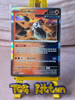 Iron Moth - 028/182 - Holo Rare - Paradox Rift - NM/M Pokemon Card TCGKITTEN