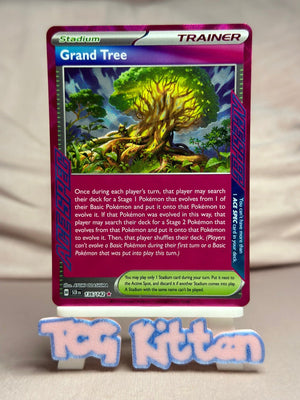 Grand Tree - 136/142 ACE SPEC Rare Holo SV07: Stellar Crown NM Pokémon TCGKITTEN
