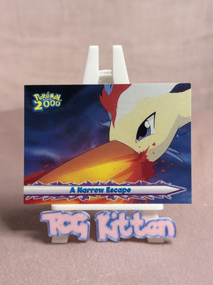 Topps - A Narrow Escape - #53 - Non-Holo - Pokémon The Movie 2000 - TCGKITTEN