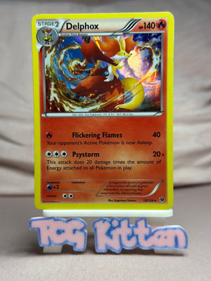 Delphox - 13/124 Holo Rare XY - Fates Collide MP Pokémon TCGKITTEN