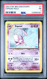 Load image into Gallery viewer, PSA 1 Espeon 1/75 Unlimited Holo Rare Neo Discovery Card 'B' TCGKITTEN
