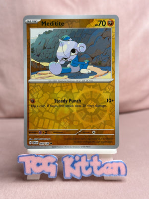 Meditite 099/182 Reverse Holo Destined Rivals English TCGKITTENTCGKITTEN