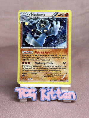 Machamp - 46/111 Holo Rare XY - Furious Fists LP Pokémon TCGKITTEN