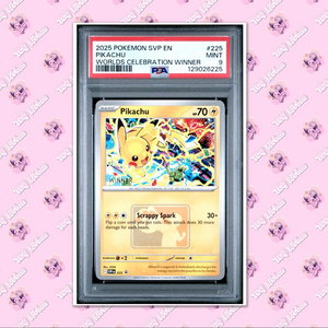 PSA 9 (Winner) Pikachu SVP225 World Championships Promo 2025  TCGKITTEN