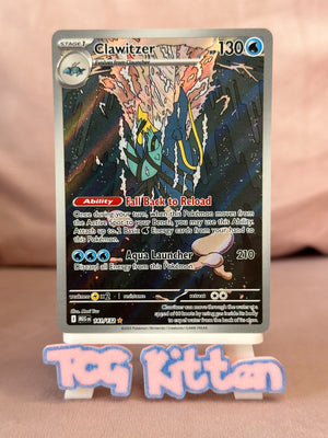 Clawitzer 141/132 Illustration Rare Mega Evolution Pokemon - 'Card B'- TCGKITTEN