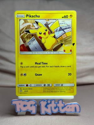 Pikachu - 025/025 - Promo McDonald's 25th Anniversary NM Pokémon TCGKITTEN
