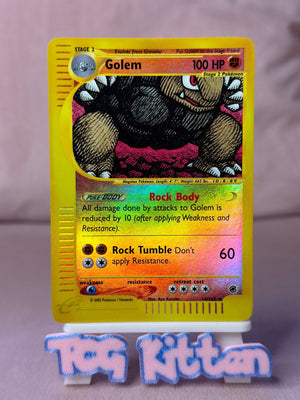 Golem 14/165 Reverse Holo Rare Expedition Base Set LP TCGKITTEN