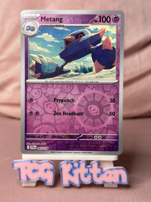 Metang 062/159 Reverse Holo Rare Journey Together TCGKITTEN