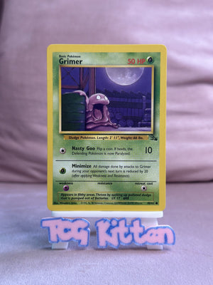 Grimer 48/62 - Common Fossil Set Unlimited - WOTC Pokémon - LP - TCGKITTEN