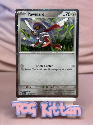 Pawniard 148/197 Cosmos Holo Promo Shrouded Fable Obsidian Flames TCGKITTEN