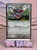 Load image into Gallery viewer, Pawniard 148/197 Cosmos Holo Promo Shrouded Fable Obsidian Flames TCGKITTEN
