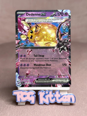 Dedenne ex - 093/193 Double Rare Holo SV02: Paldea Evolved NM Pokémon TCGKITTEN