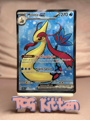 Milotic ex - 217/191 Ultra Rare Holo SV08: Surging Sparks NM Pokémon TCGKITTEN
