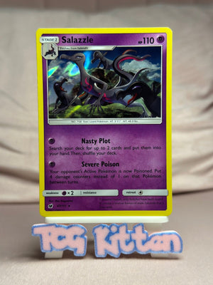 Salazzle - 47/111 Holo Rare SM - Crimson Invasion MP Pokémon TCGKITTEN