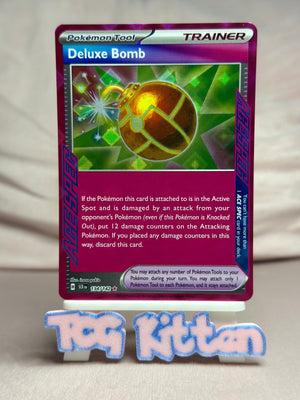 Deluxe Bomb - 134/142 ACE SPEC Rare Holo Stellar Crown NM Pokémon TCGKITTEN