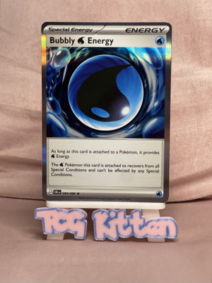 Bubbly Water Energy - 084/086 - Holo Rare - Chaos Rising - Pokemon - TCGKITTEN