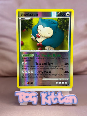 Snorlax 81/111 Reverse Holo Rising Rivals 2009  LP TCGKITTEN