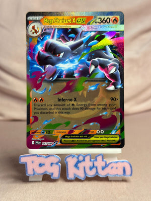 Mega Charizard X ex 013/094 Double Rare Phantasmal Flames TCGKITTEN