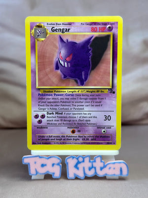 Gengar 20/62 Rare Fossil Pokemon Unlimited MP/LP TCGKITTEN