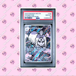 PSA 10 Houndstone 145/132 Illustration Rare Mega Evolution TCGKITTEN