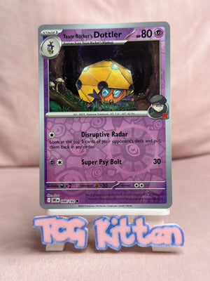 Team Rocket's Dottler 088/182 Reverse Holo Destined Rivals English TCGKITTEN