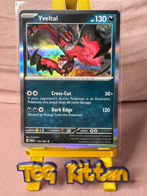Yveltal - 118/182 - Reverse Holo Paradox Rift - Pokemon - TCGKITTEN