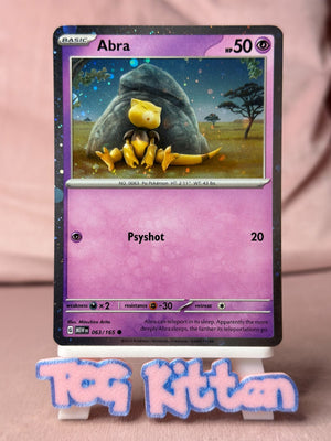 Abra 063/165 Cosmos Holo 151 English Promo TCGKITTEN