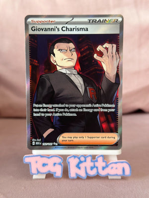 Giovanni's Charisma - 197/165 - Ultra Rare - Pokemon 151 - TCGKITTEN