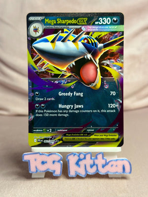 Mega Sharpedo ex - 061/094 - Double Rare - Phantasmal Flames TCGKITTEN