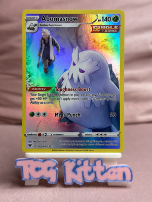Abomasnow TG01/TG30 - Astral Radiance - Trainer Rare TCGKITTEN