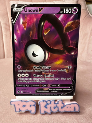 Unown V - 065/195 - Ultra Rare - Silver Tempest - Pokemon Card - TCGKITTEN
