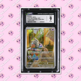 Load image into Gallery viewer, *ERROR CARD* CGC 9 Mimikyu SVP075 Paldean Fates ETB *CRIMP* TCGKITTEN