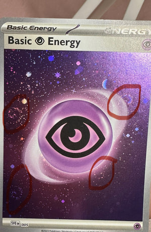 4 SWIRLS 🌀 Psychic Energy - SVE005 Cosmos Holo 151 Pokemon Card 'B' - TCGKITTEN