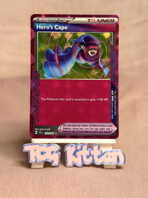 Hero's Cape - 152/162 ACE SPEC Rare Holo Temporal Forces NM Pokémon TCGKITTEN