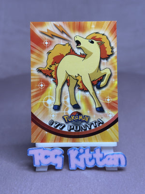Ponyta #77 - Topps Pokémon - TV Animation Ed - Non-Holo - 1st Ed - TCGKITTEN