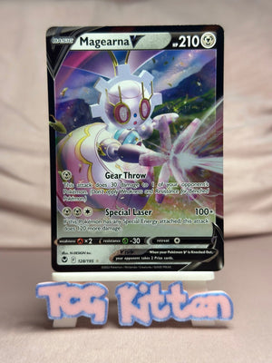 Magearna V - 128/195 Ultra Rare Holo SWSH12: Silver Tempest NM Pokémon TCGKITTEN