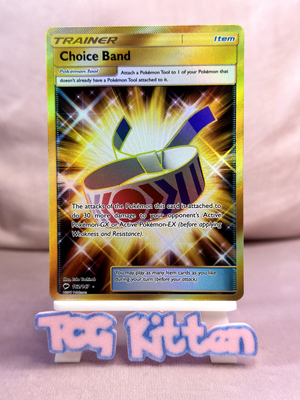 Choice Band - 162/147 - Secret Rare - S&M Burning Shadows - NM/M - TCGKITTEN