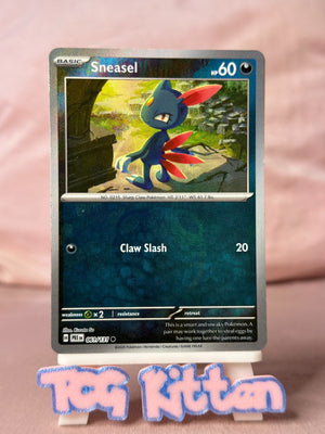 Sneasel 061/131 Master Ball Prismatic Evolutions Reverse Holo TCGKITTEN