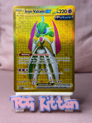 Iron Valiant EX 261/182 Hyper Rare Paradox Rift TCGKITTEN